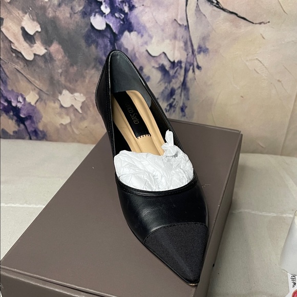 Franco Sarto L-Darcy Black Pointed Toe Heels - Picture 5 of 11